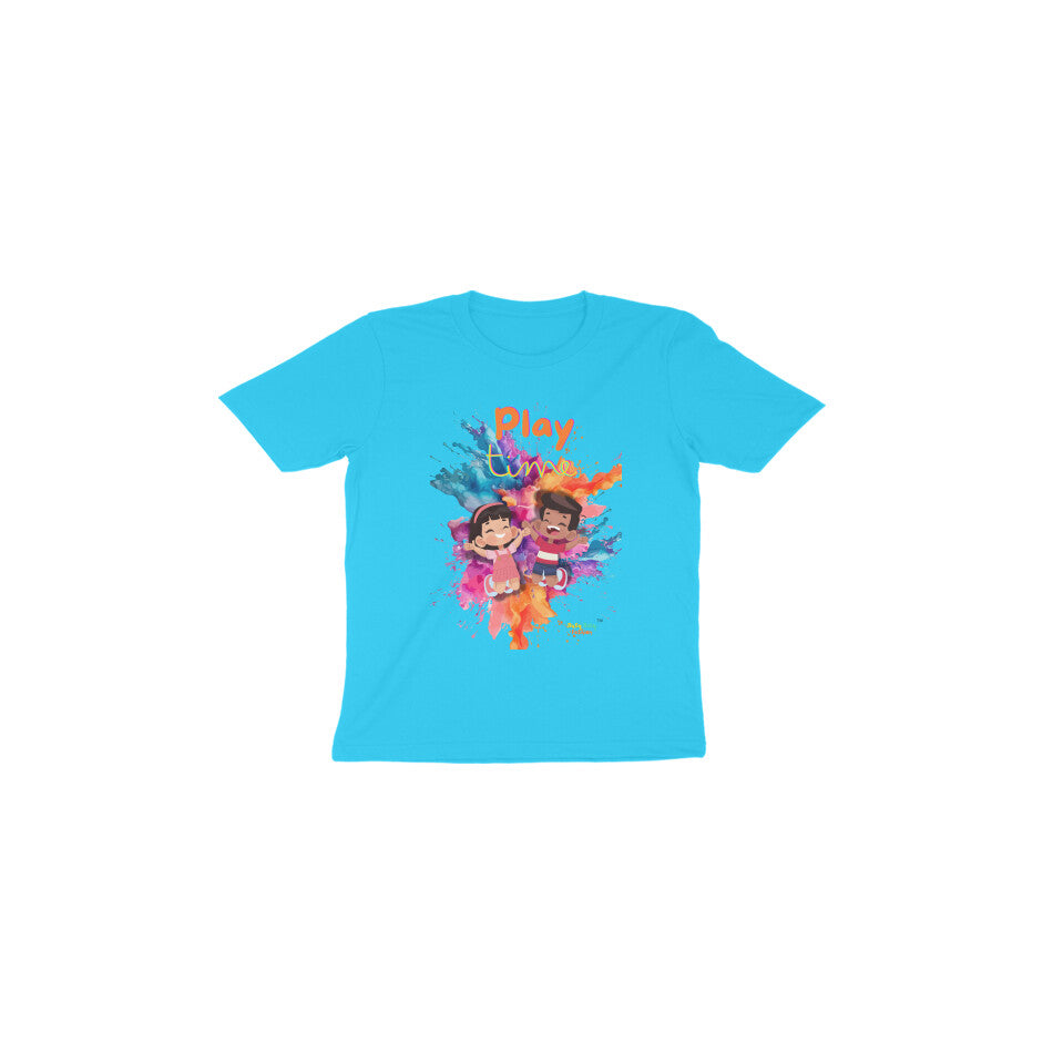 Play time- Round neck short sleeves T-shirt 1-6 years