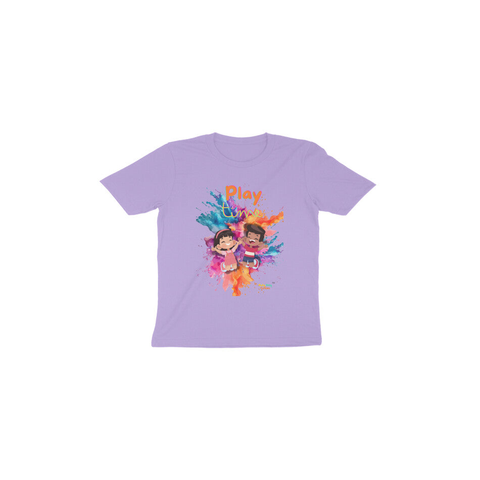 Play time- Round neck short sleeves T-shirt 1-6 years
