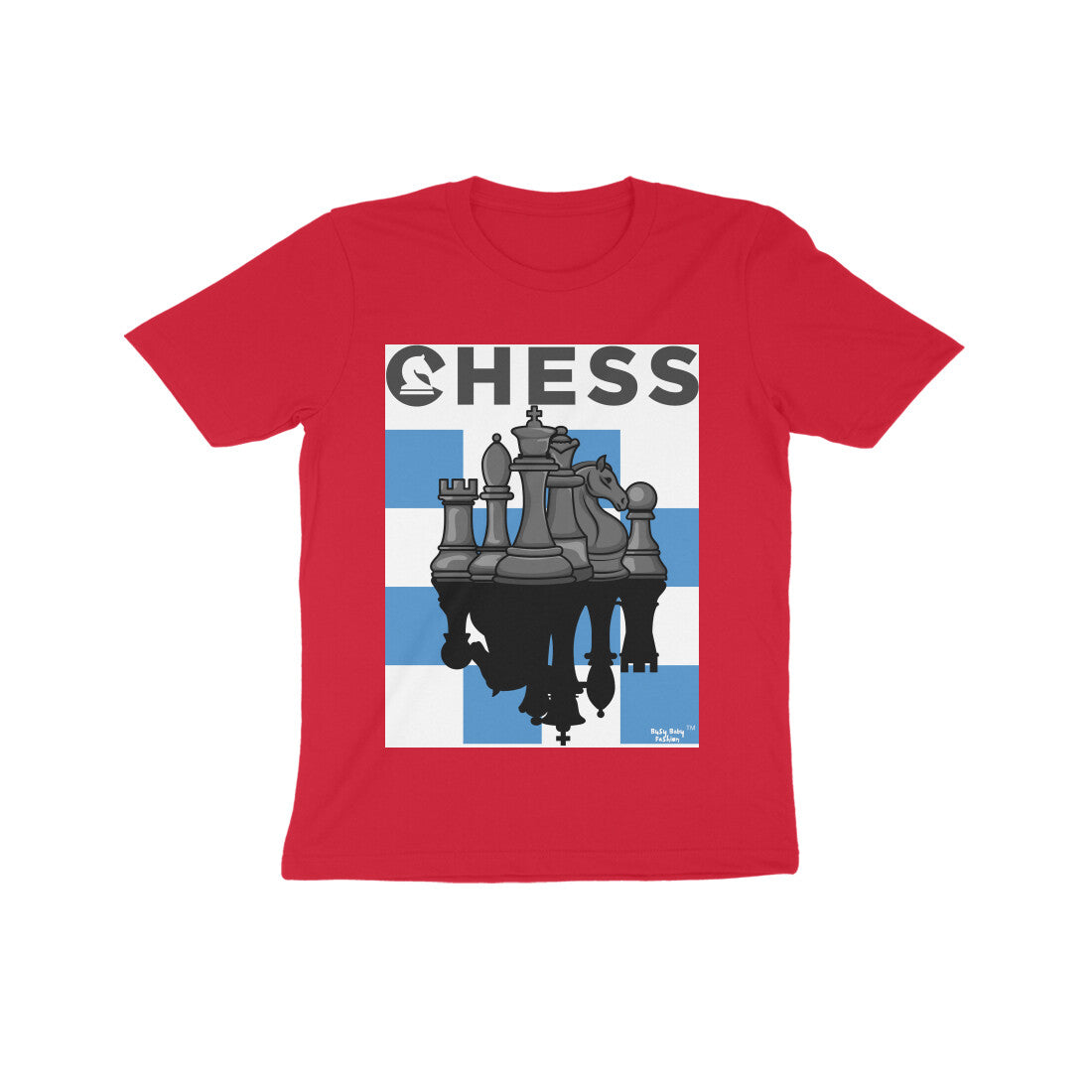 Chess- Round neck short sleeves 6 to 14 years
