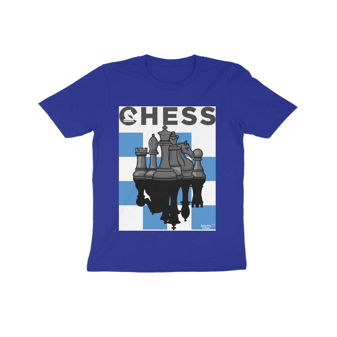 Chess- Round neck short sleeves 6 to 14 years