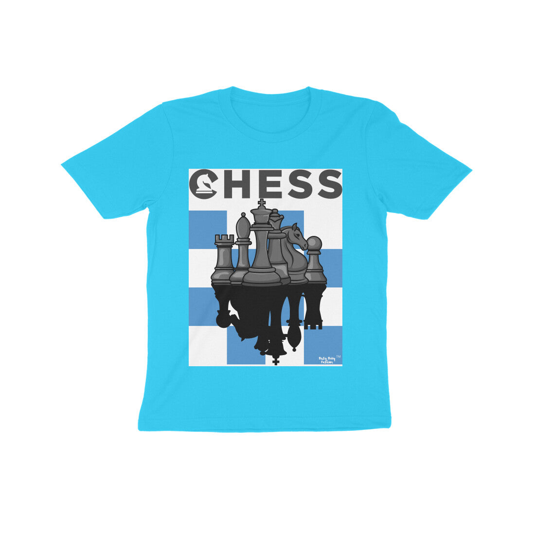 Chess- Round neck short sleeves 6 to 14 years