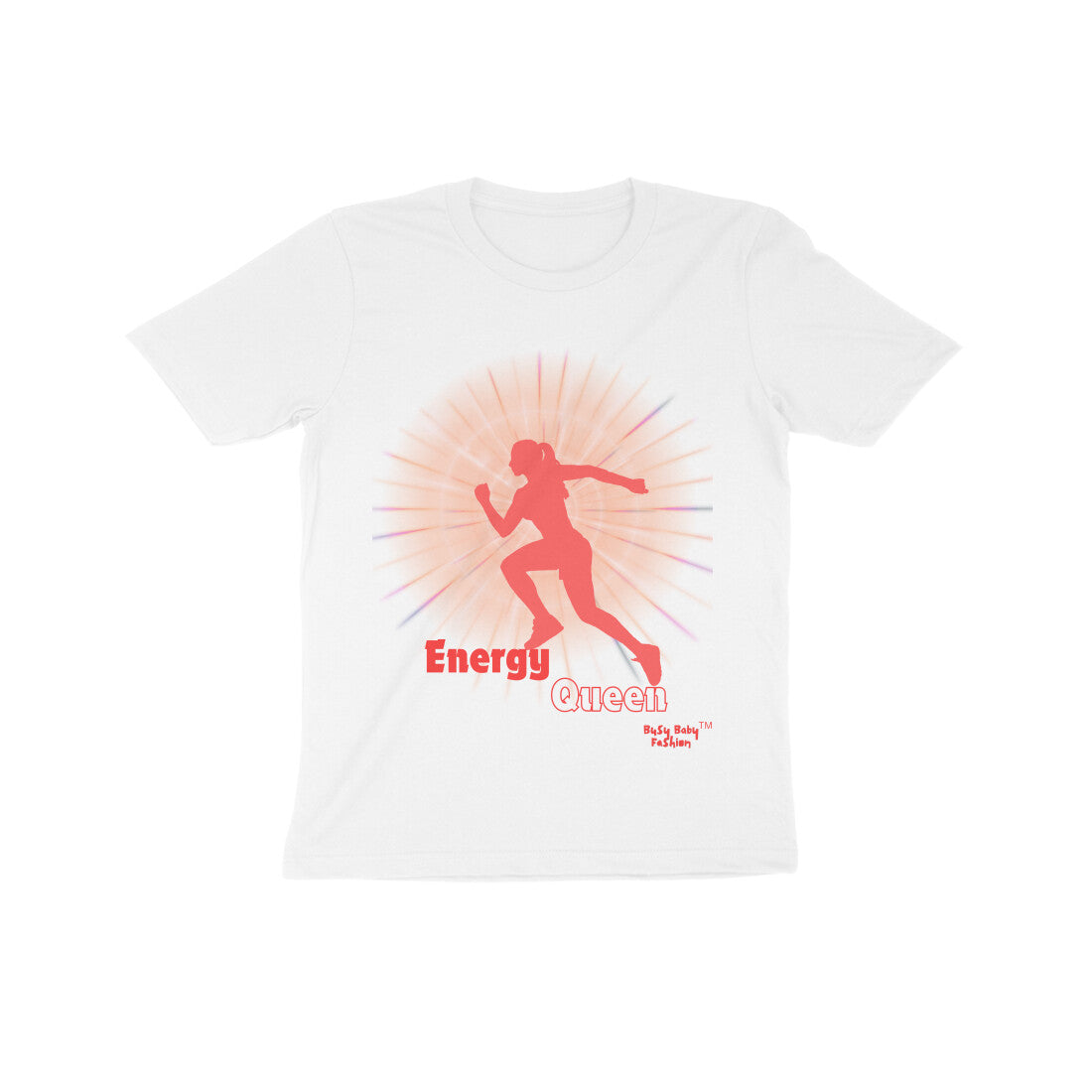 Energy queen- Girls short sleeves round neck T-shirt 7 to 14 years