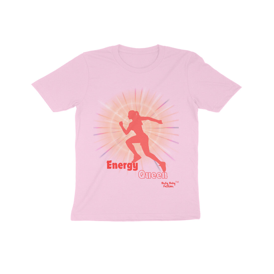 Energy queen- Girls short sleeves round neck T-shirt 7 to 14 years