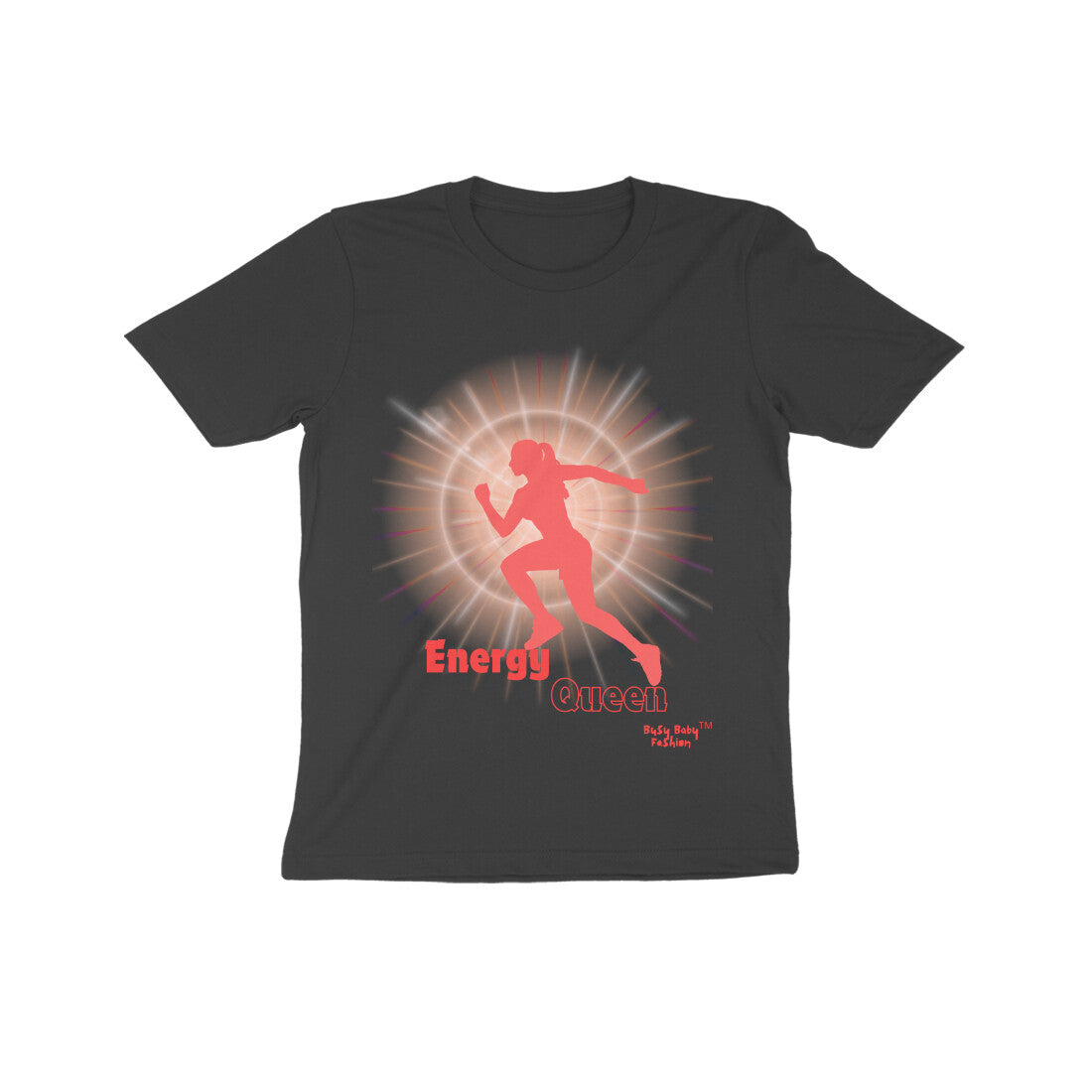 Energy queen- Girls short sleeves round neck T-shirt 7 to 14 years