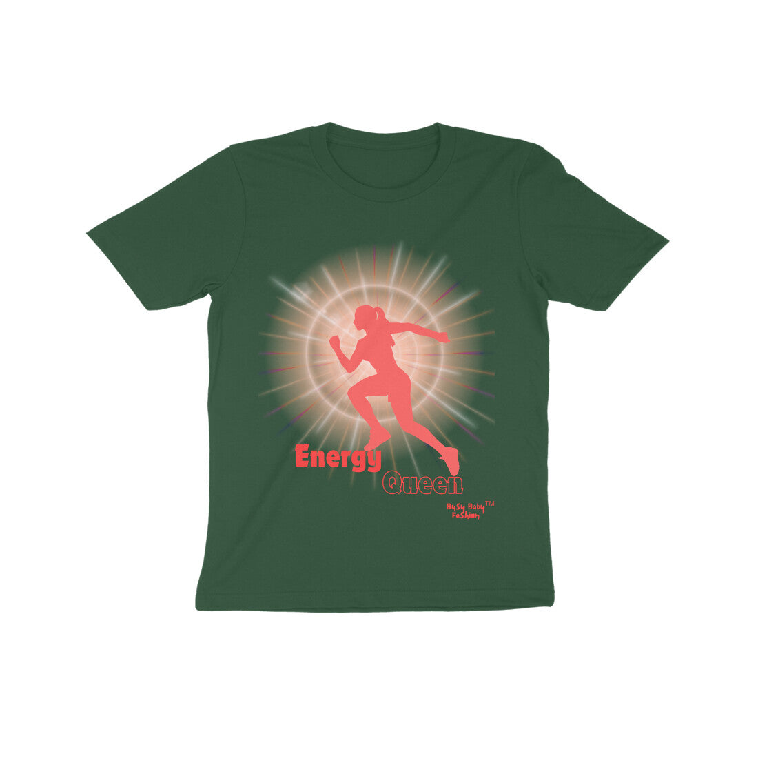 Energy queen- Girls short sleeves round neck T-shirt 7 to 14 years