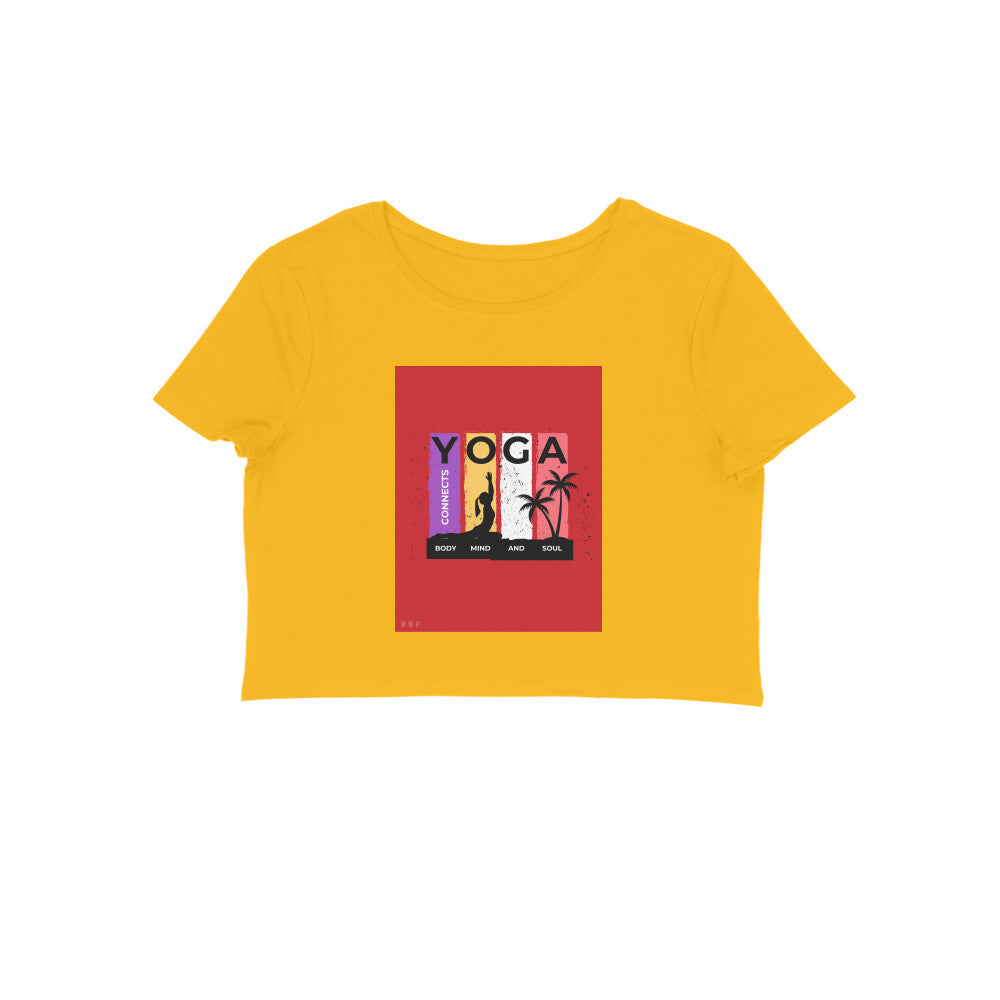 Yoga- Girls cotton crop top