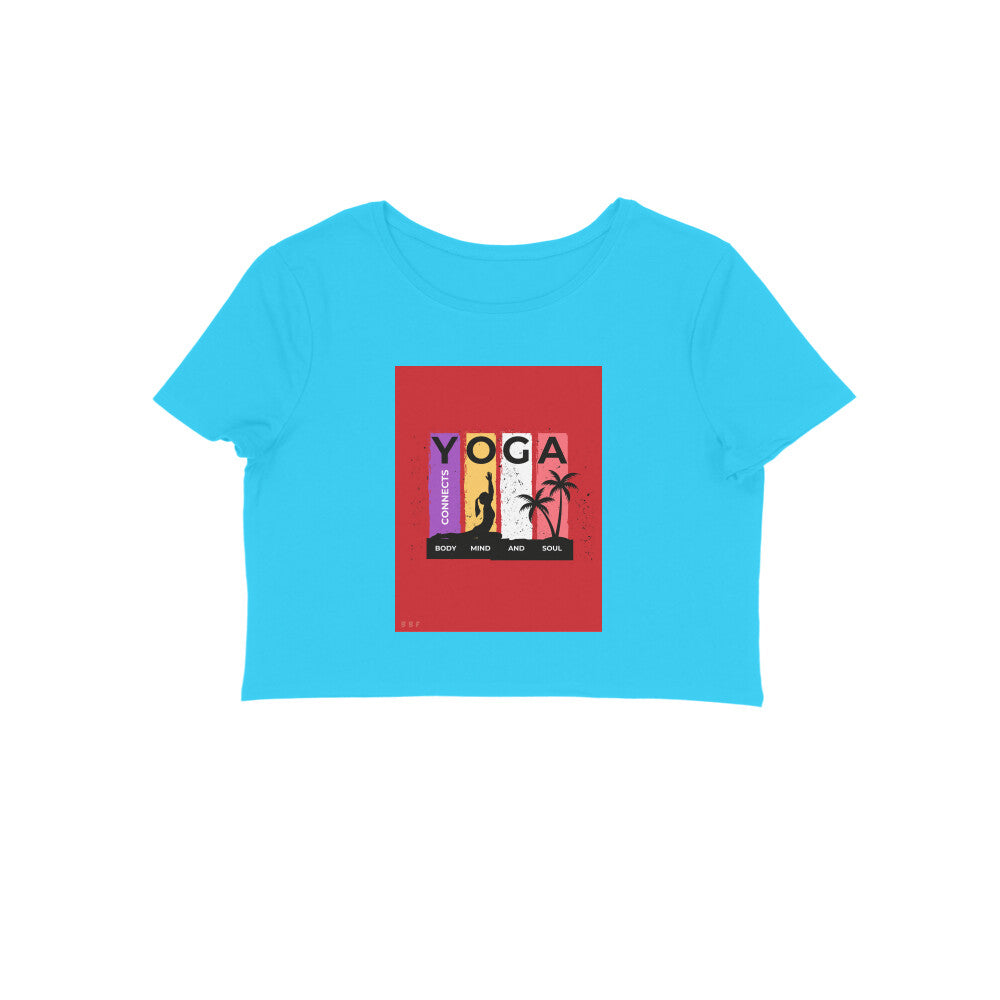 Yoga- Girls cotton crop top