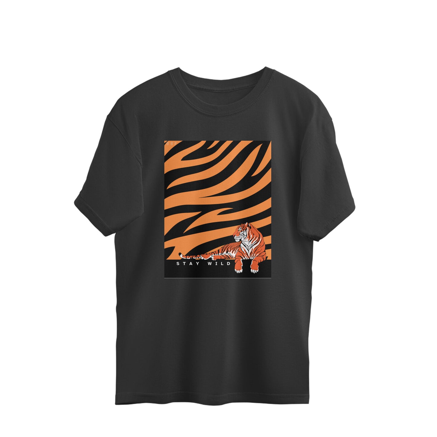 Stay Wild- Mens Premium oversized cotton T-shirt