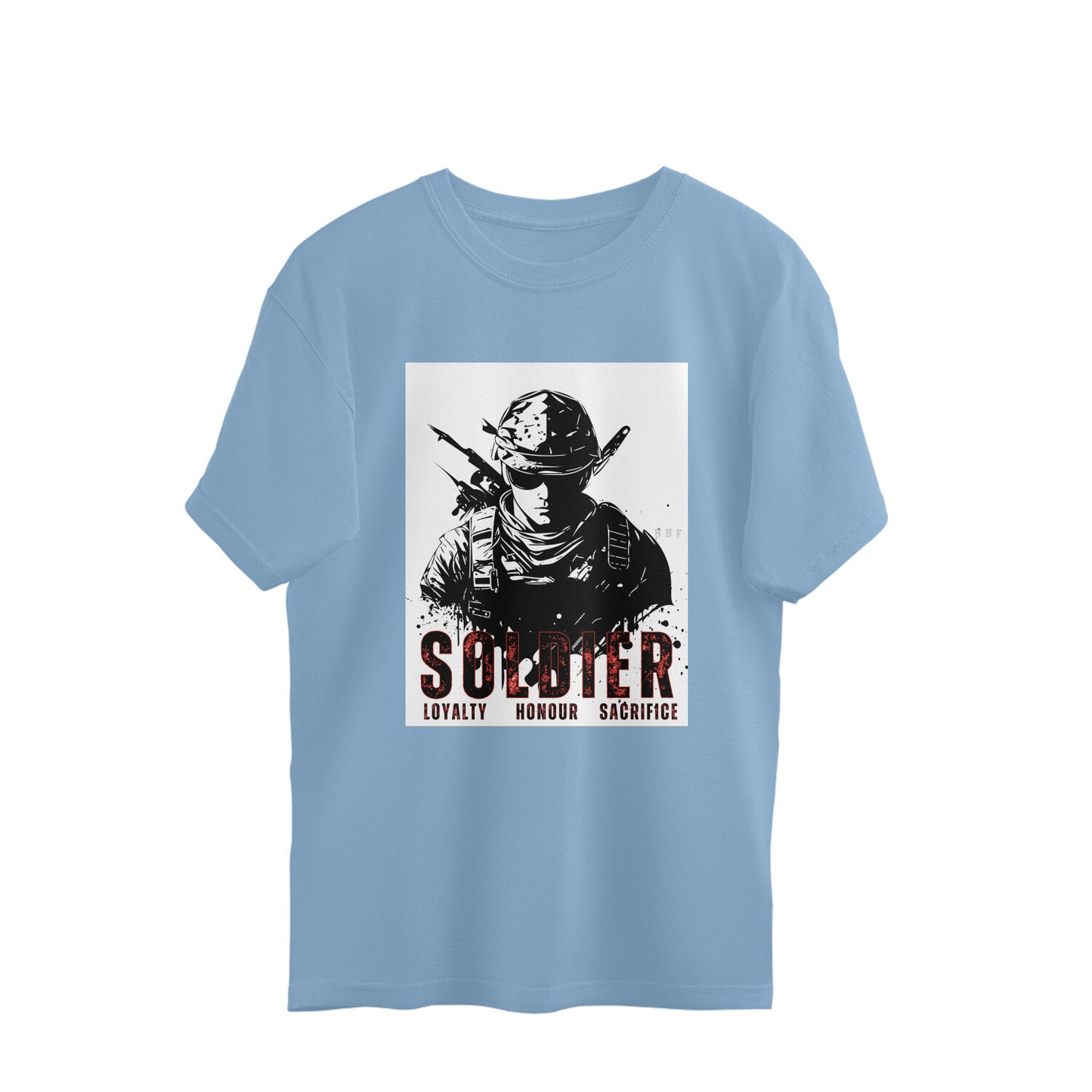 Soldier Mens Premium oversized cotton T-shirt