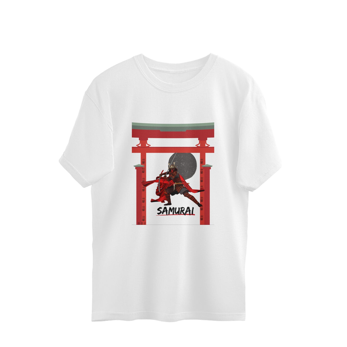 Samurai- Mens Premium oversized cotton T-shirt