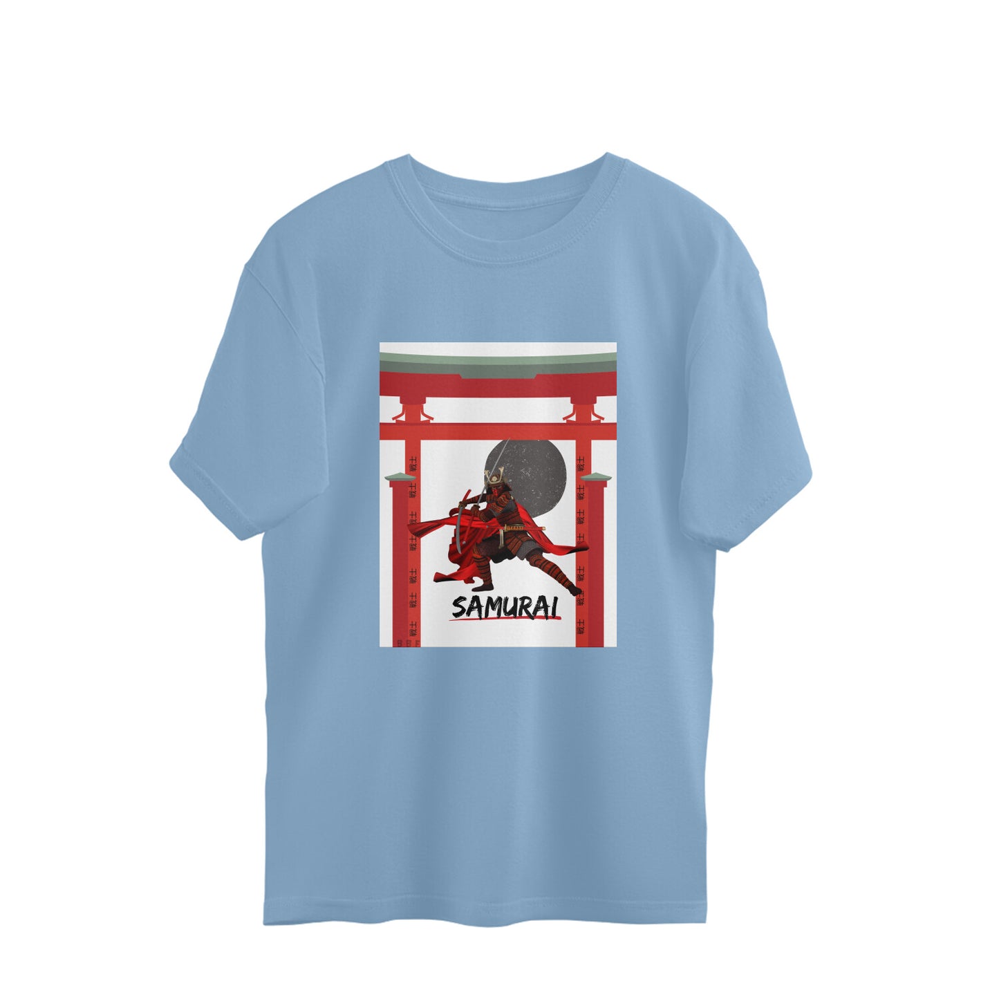 Samurai- Mens Premium oversized cotton T-shirt