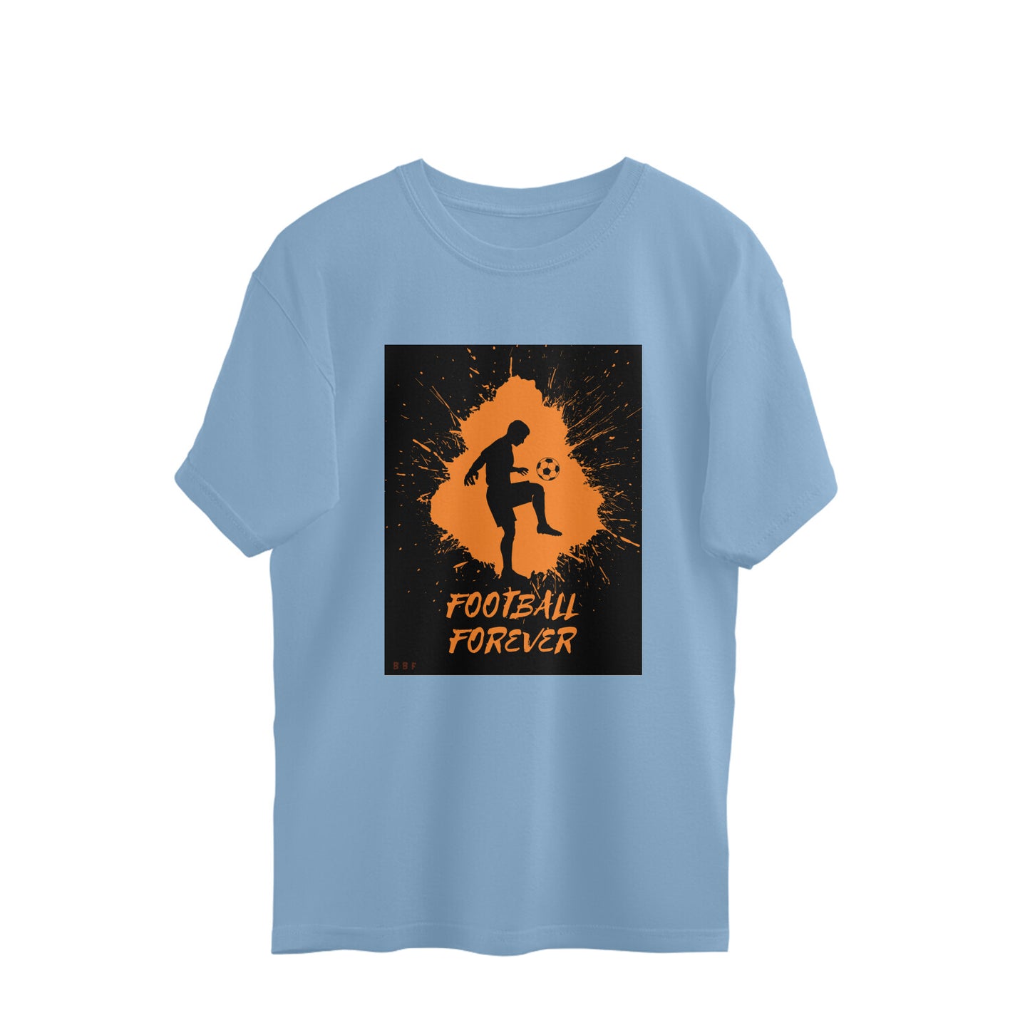 Football-Mens oversized cotton T-shirt