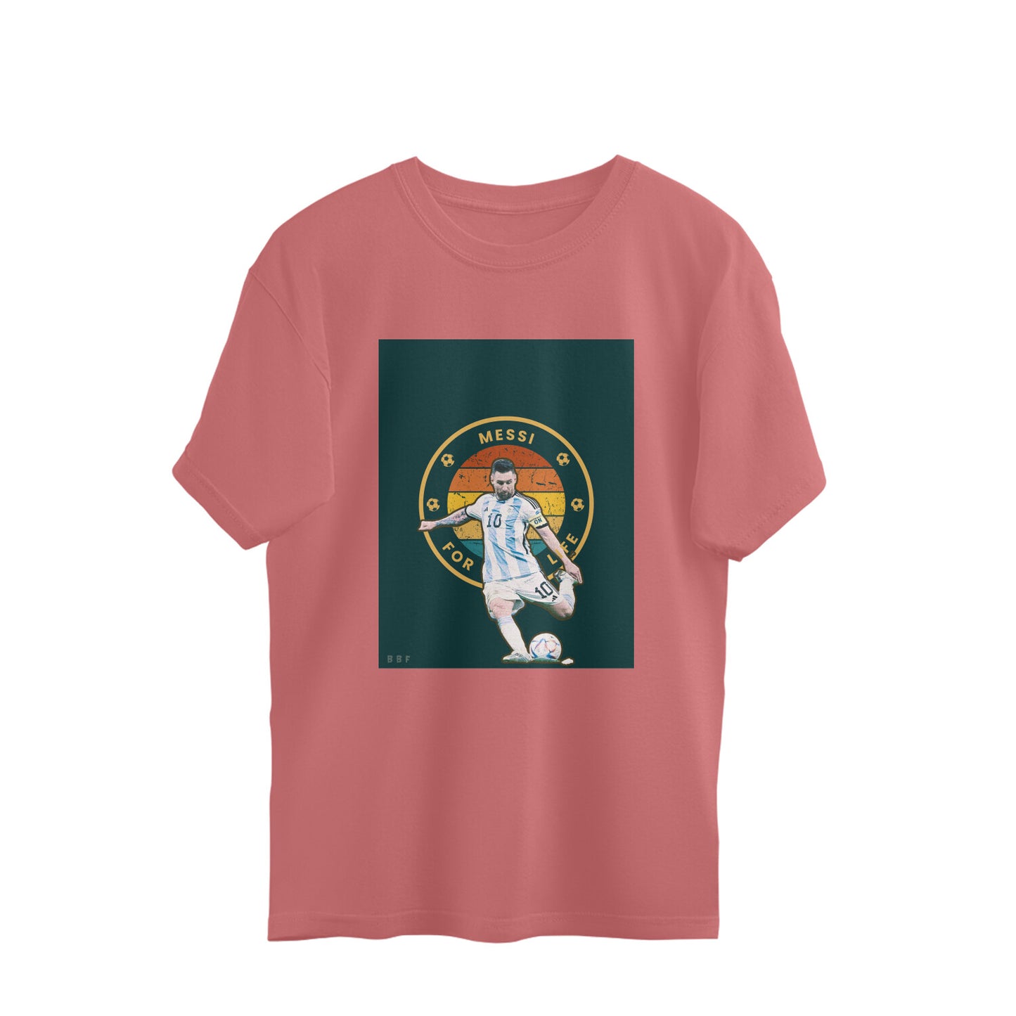 Messi- Mens Premium oversized cotton T-shirt
