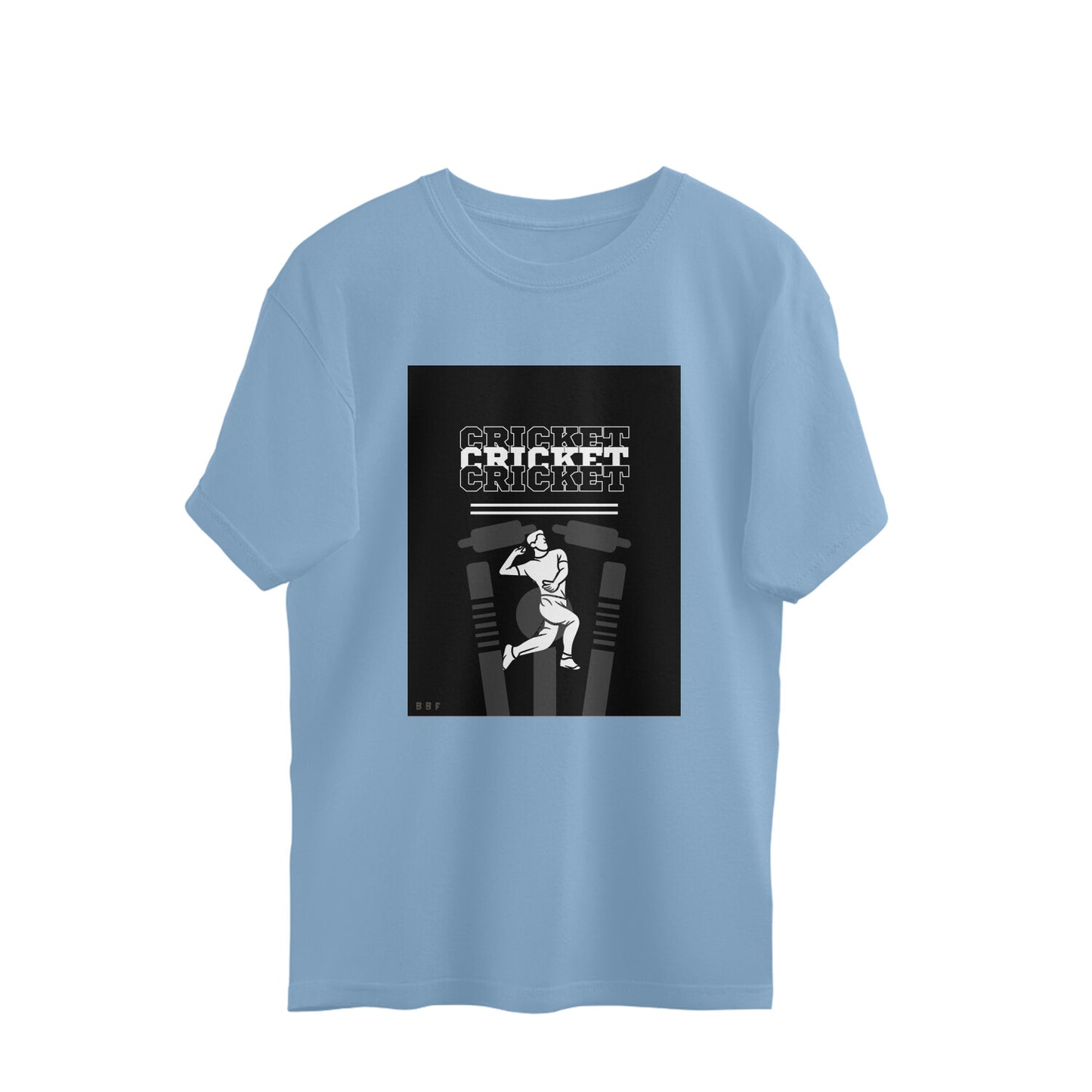 Cricket-Mens Premium oversized cotton T-shirt