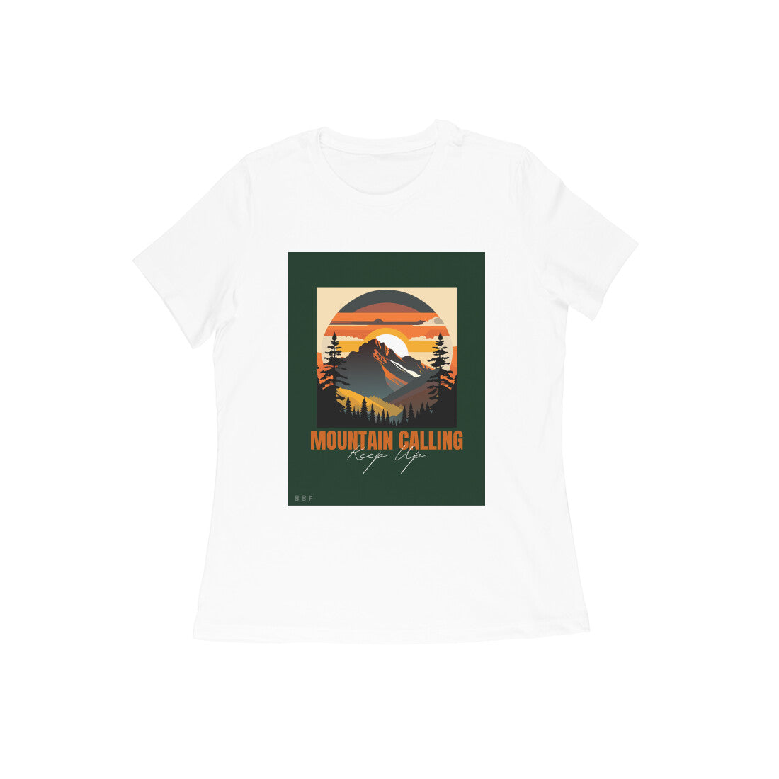 Mountain Calling- Girls Cotton round neck short sleeves T-shirt