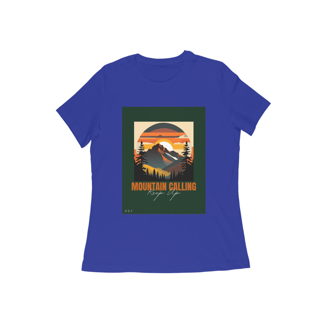 Mountain Calling- Girls Cotton round neck short sleeves T-shirt