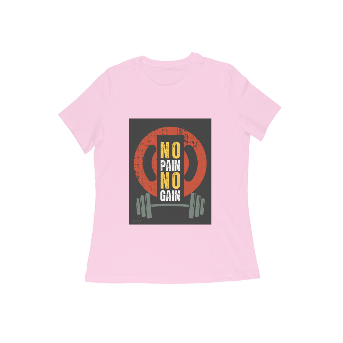 No pain No Gain -Girls Cotton round neck short sleeves T-shirt