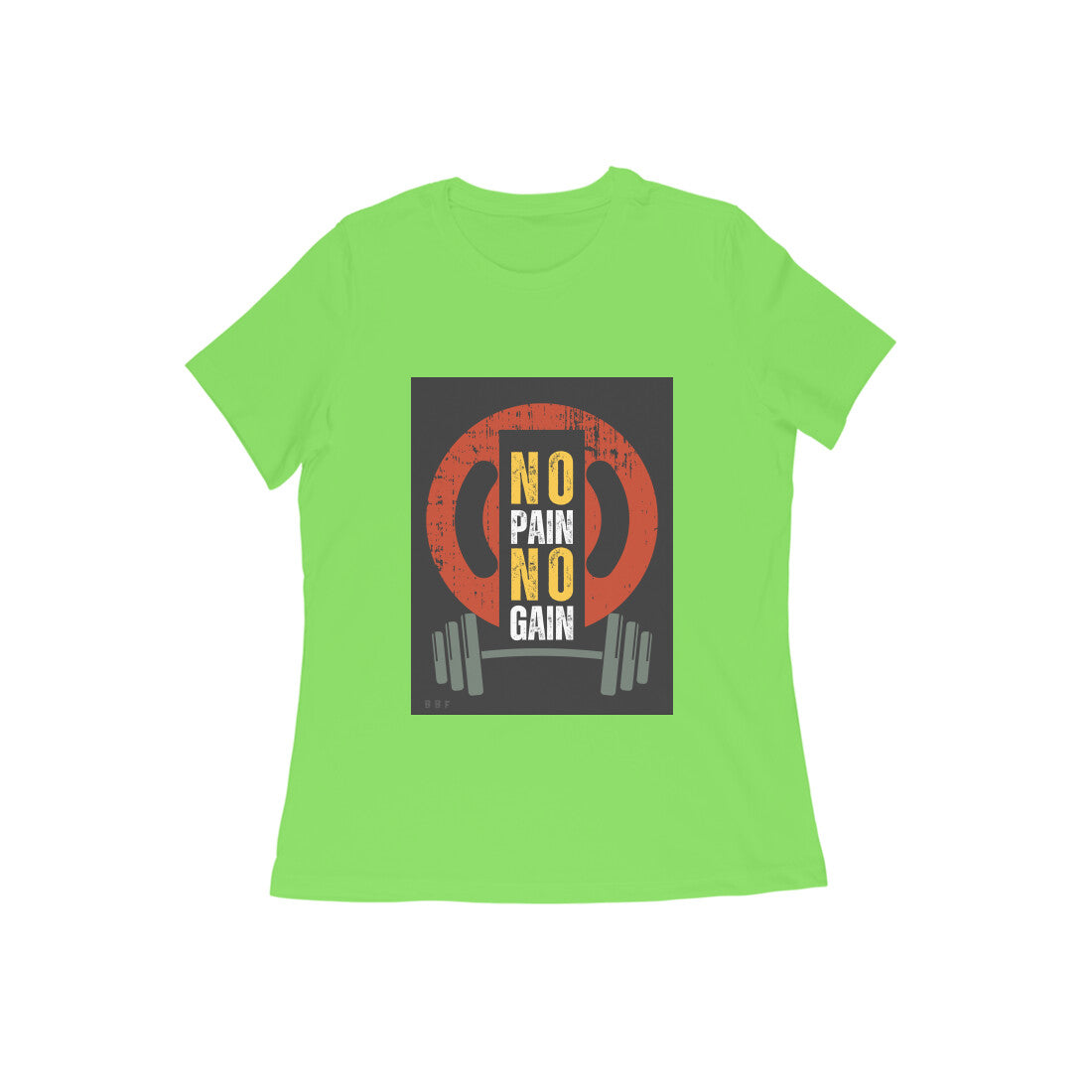 No pain No Gain -Girls Cotton round neck short sleeves T-shirt