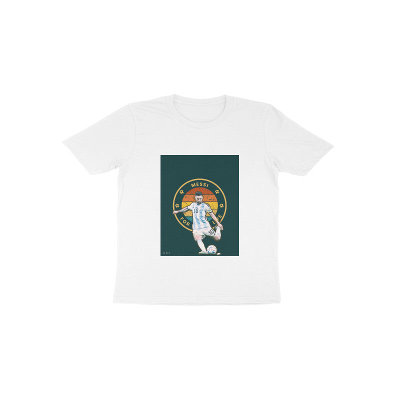 Messi-Kids round neck short sleeves cotton T-shirt (1-6 years)