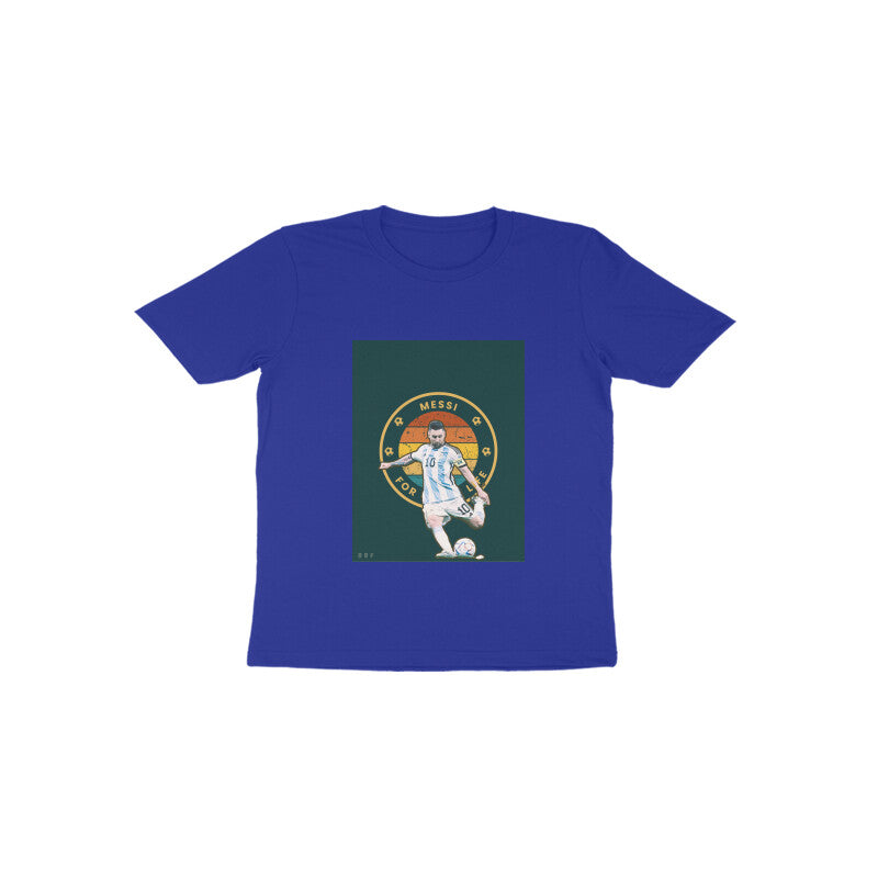 Messi-Kids round neck short sleeves cotton T-shirt (1-6 years)