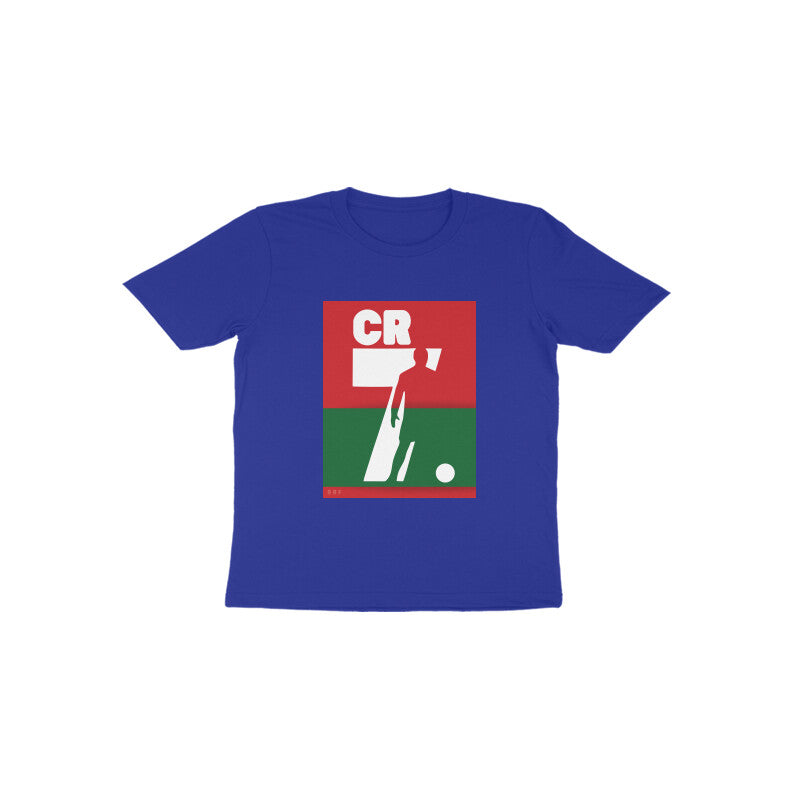CR- Kids round neck short sleeves cotton T-shirt (1-6 years)