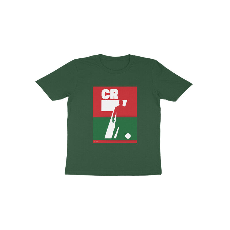 CR- Kids round neck short sleeves cotton T-shirt (1-6 years)