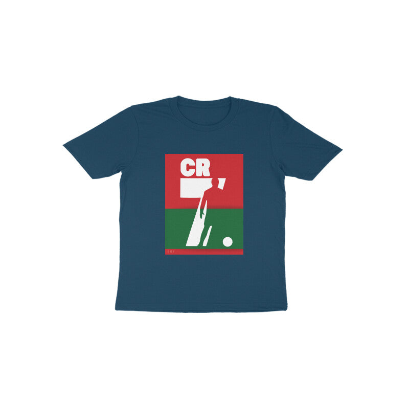 CR- Kids round neck short sleeves cotton T-shirt (1-6 years)