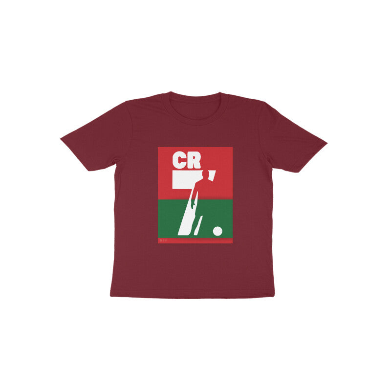 CR- Kids round neck short sleeves cotton T-shirt (1-6 years)