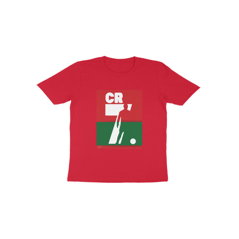 CR- Kids round neck short sleeves cotton T-shirt (1-6 years)
