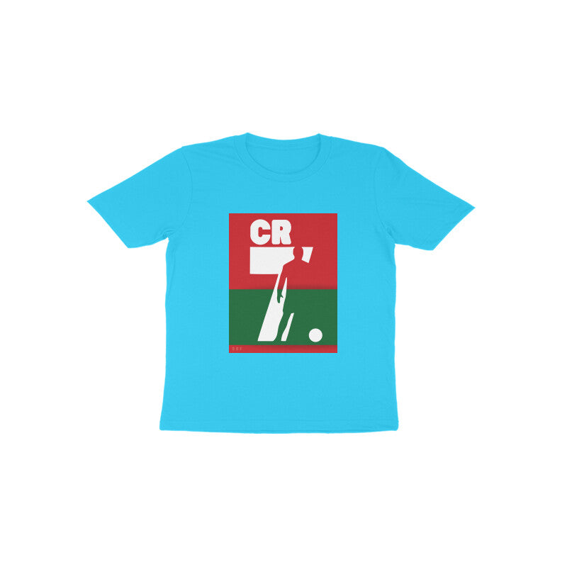CR- Kids round neck short sleeves cotton T-shirt (1-6 years)