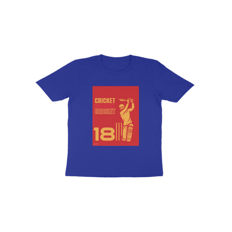 18- Kids round neck short sleeves cotton T-shirt (1-6 years)