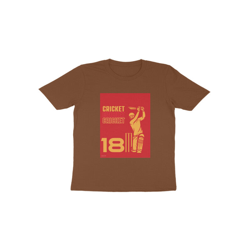 18- Kids round neck short sleeves cotton T-shirt (1-6 years)