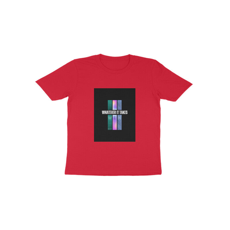 Win-Kids round neck short sleeves cotton T-shirt