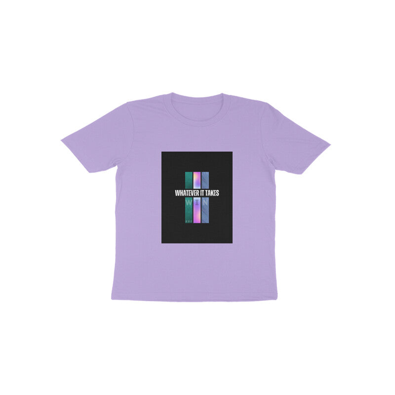 Win-Kids round neck short sleeves cotton T-shirt