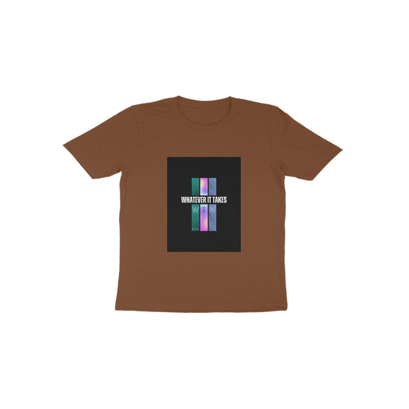Win-Kids round neck short sleeves cotton T-shirt