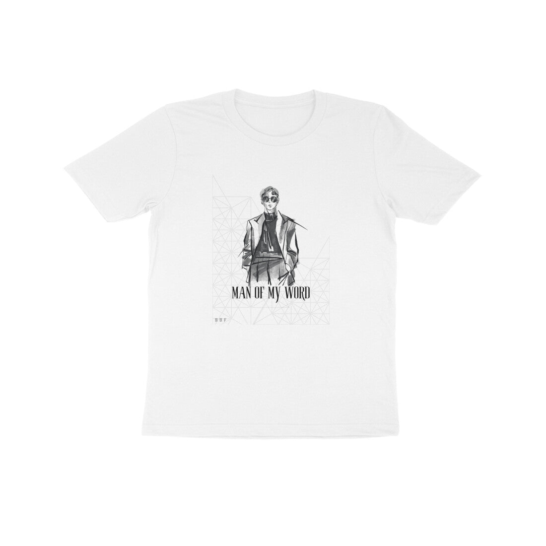 Man of word- Kids round neck short sleeves cotton T-shirt (7-14 years)