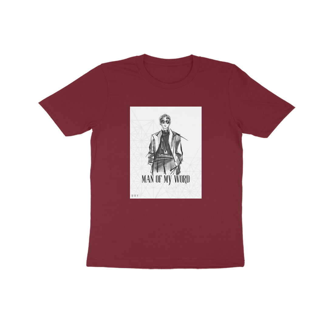 Man of word- Kids round neck short sleeves cotton T-shirt (7-14 years)