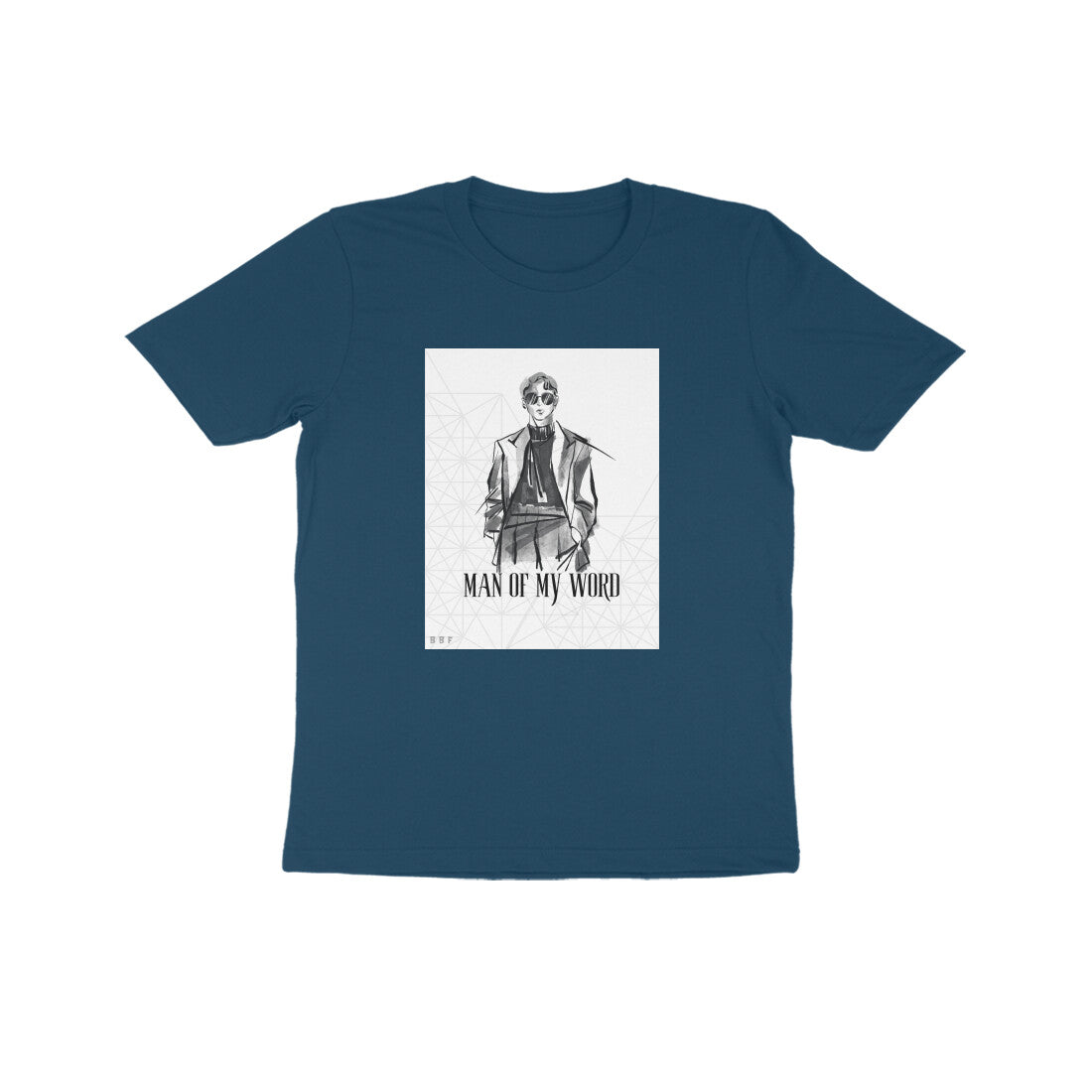 Man of word- Kids round neck short sleeves cotton T-shirt (7-14 years)