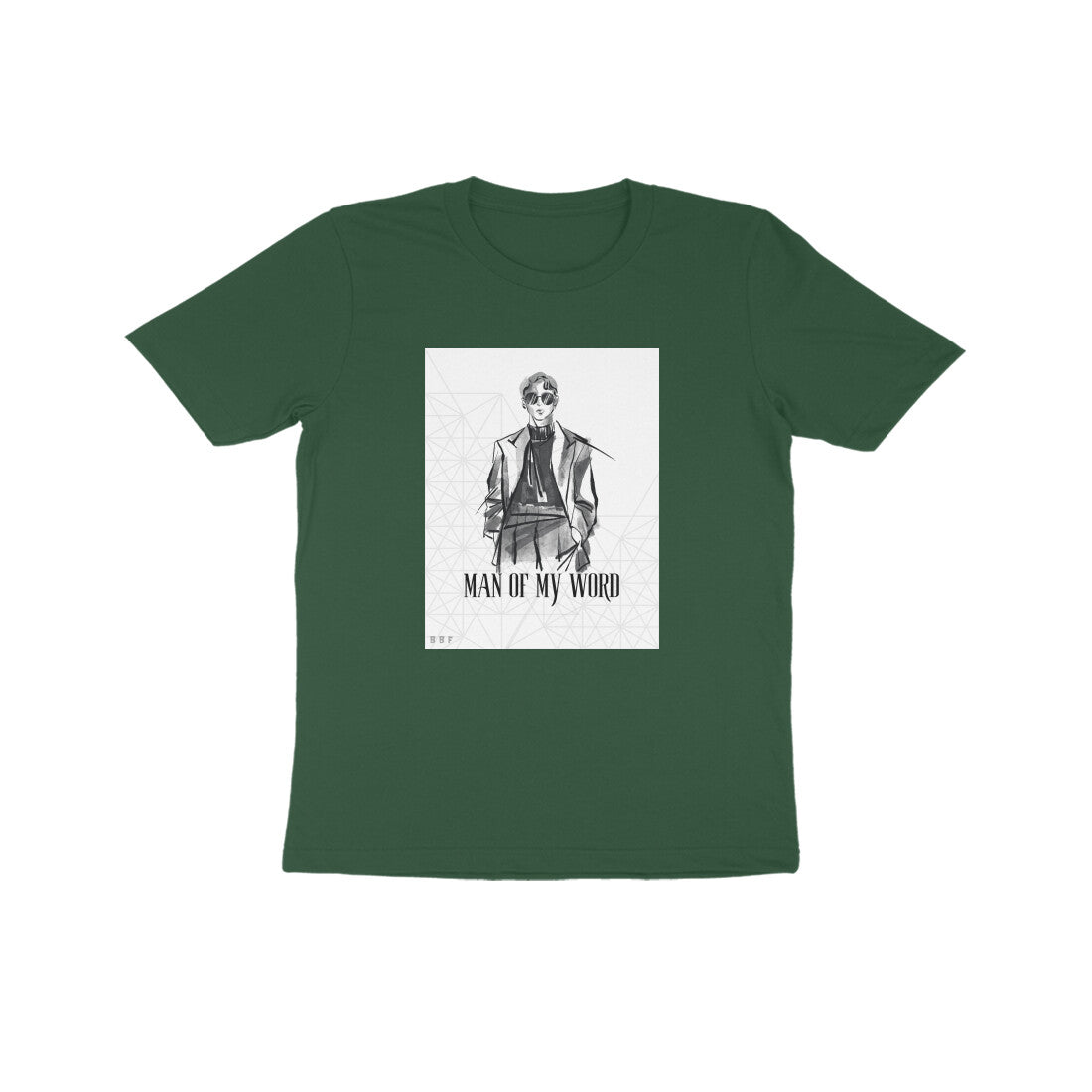 Man of word- Kids round neck short sleeves cotton T-shirt (7-14 years)