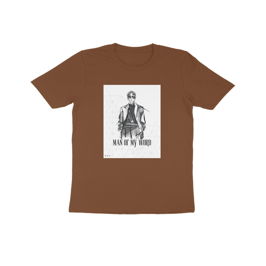 Man of word- Kids round neck short sleeves cotton T-shirt (7-14 years)