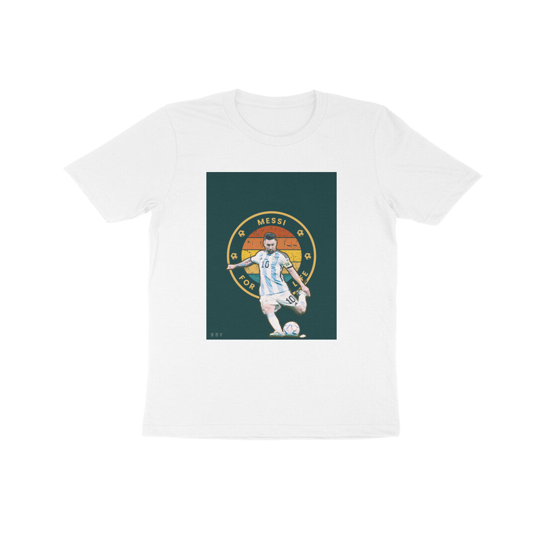 Messi-Kids round neck short sleeves cotton T-shirt (7-14 years)