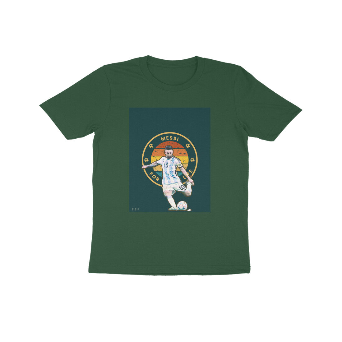 Messi-Kids round neck short sleeves cotton T-shirt (7-14 years)