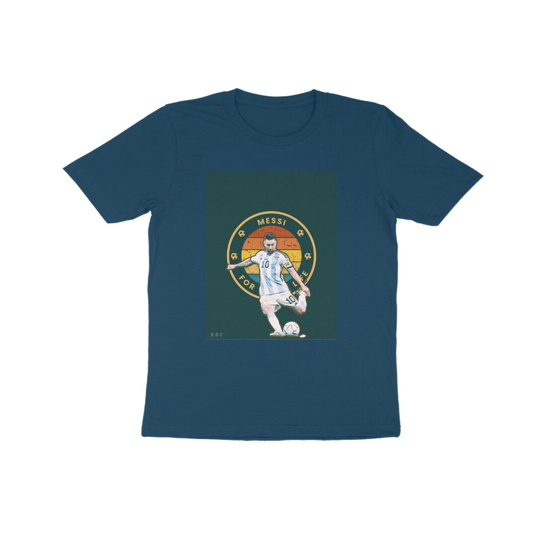 Messi-Kids round neck short sleeves cotton T-shirt (7-14 years)