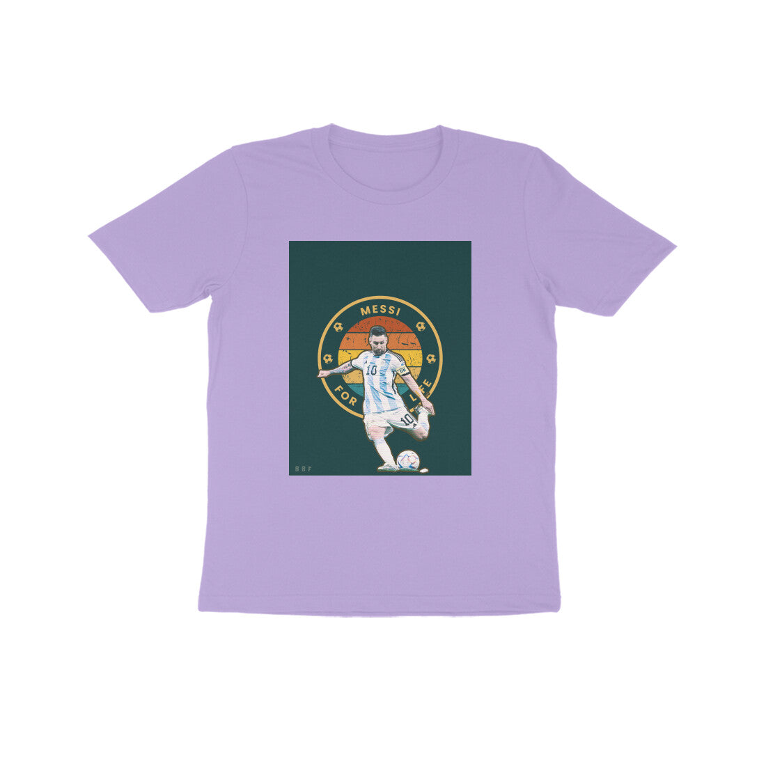 Messi-Kids round neck short sleeves cotton T-shirt (7-14 years)
