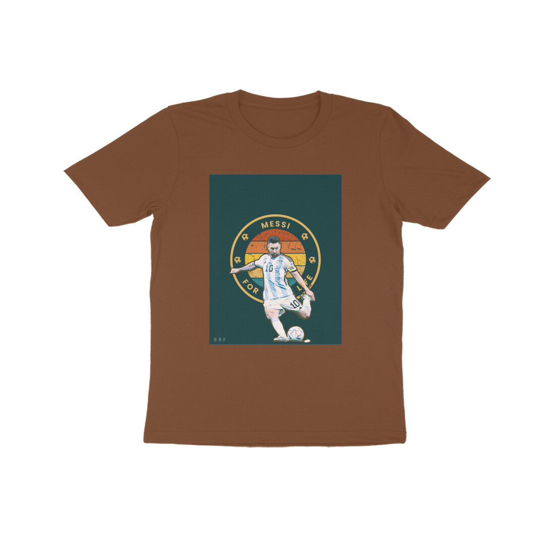 Messi-Kids round neck short sleeves cotton T-shirt (7-14 years)