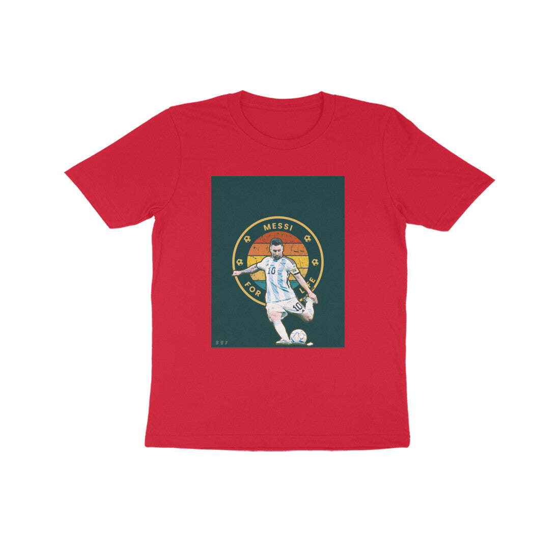 Messi-Kids round neck short sleeves cotton T-shirt (7-14 years)