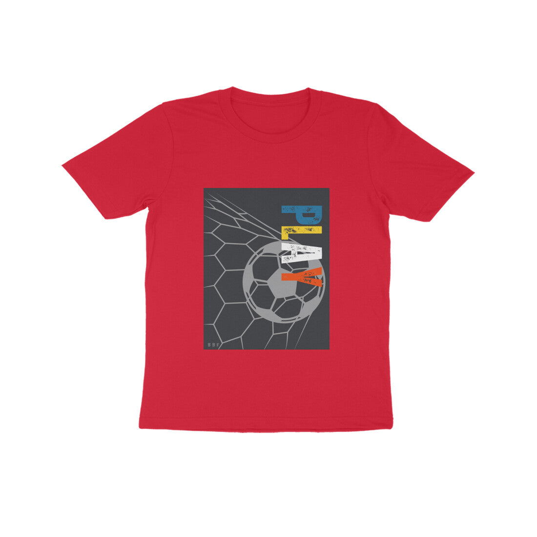 Play Football - Kids round neck short sleeves cotton T-shirt (7-14 years)