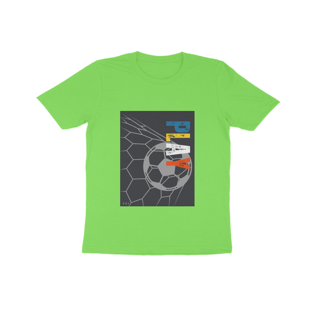 Play Football - Kids round neck short sleeves cotton T-shirt (7-14 years)