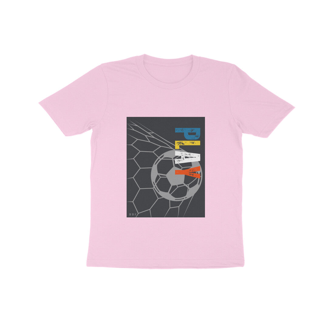 Play Football - Kids round neck short sleeves cotton T-shirt (7-14 years)