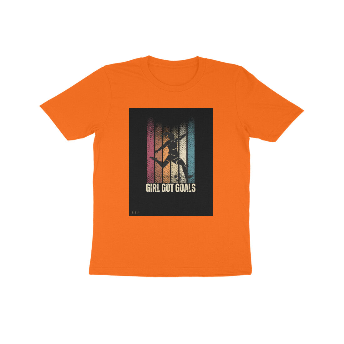 Goals- Kids round neck short sleeves cotton T-shirt (7-14 years)
